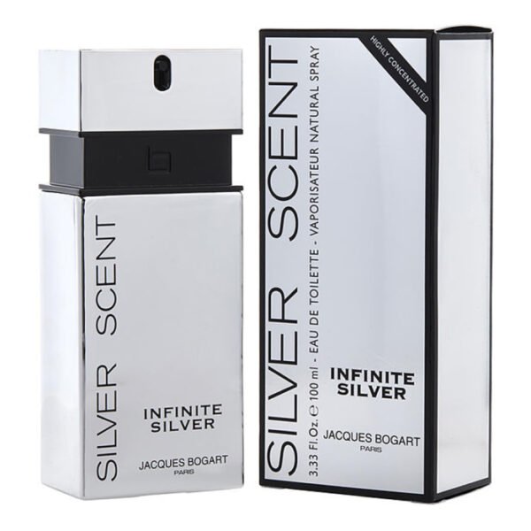 Jacques Bogart Silver Scent Infinite Silver For Men Eau De Toilette 100Ml