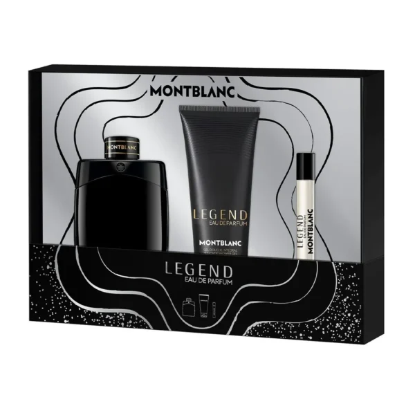 Montblanc Legend Eau de Parfum Gift Set for Men – 100ml with Shower Gel & Travel Spray
